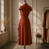 Asake Dress back view