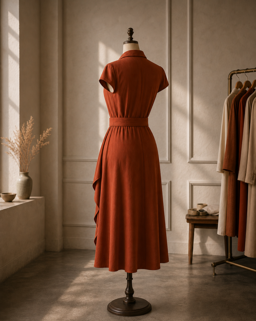 Asake Dress back view