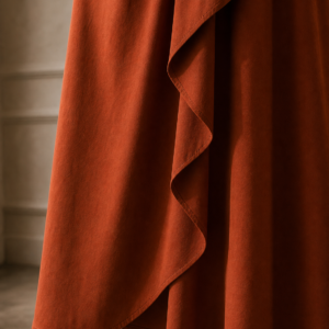 Asake Dress fabric and drape detail